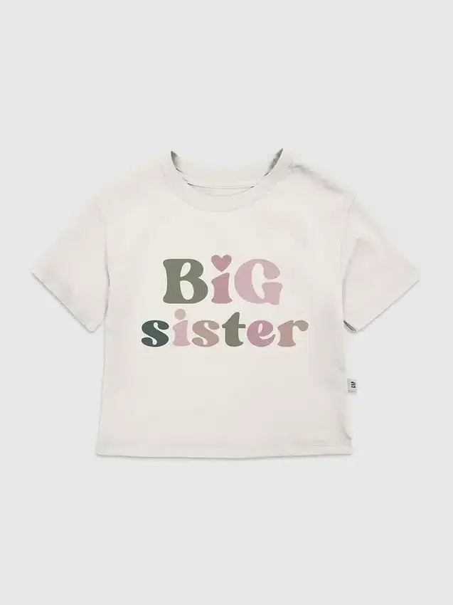 Παιδικό μπλουζάκι με σχέδιο «Big Sister»