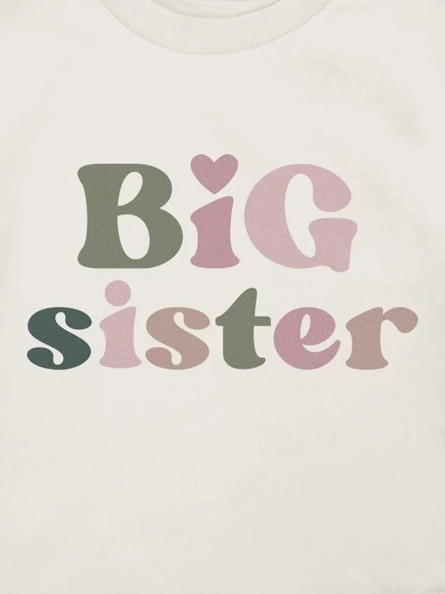 Παιδικό μπλουζάκι με σχέδιο «Big Sister»
