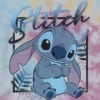 Παιδικό μπλουζάκι με σχέδιο Lilo και Stitch σε τεχνική tie-dye