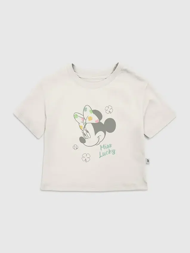Παιδικό μπλουζάκι με σχέδιο «Miss Lucky» της Minnie Mouse