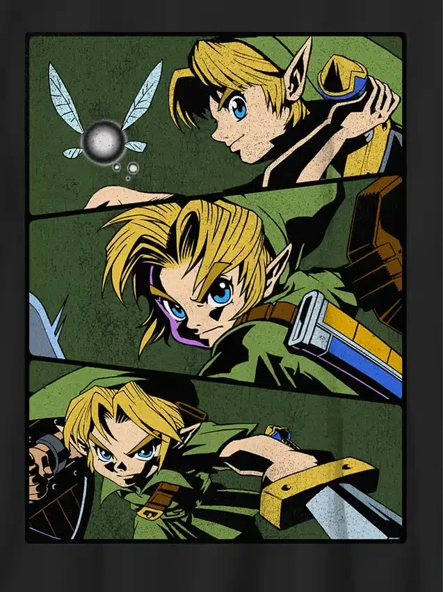 Παιδικό μπλουζάκι με σχέδιο «Nintendo Legend of Zelda Link»