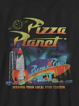 Παιδικό μπλουζάκι με σχέδιο «Pizza Planet» από το «Toy Story»