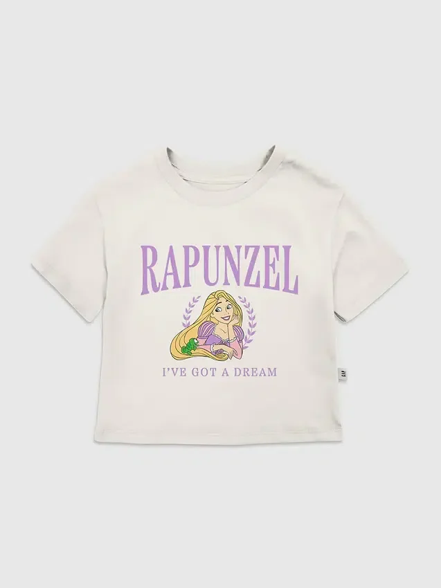 Παιδικό μπλουζάκι με σχέδιο «Rapunzel Collegiate»
