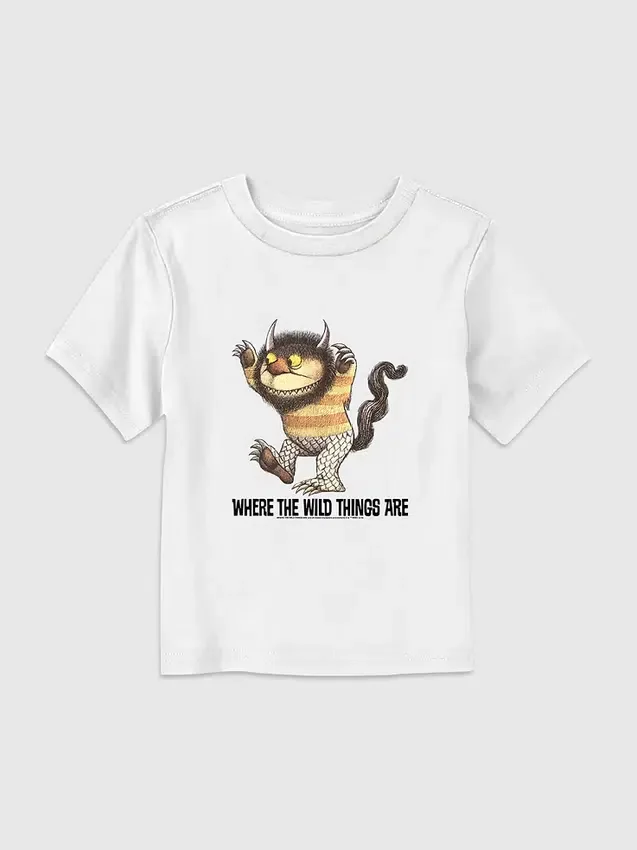 Παιδικό μπλουζάκι με σχέδιο «Where the Wild Things Are»