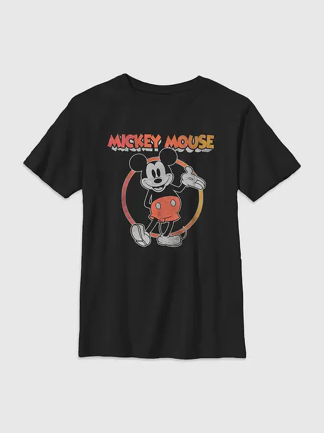 Παιδικό μπλουζάκι με vintage γραφικά «Mickey and Friends»