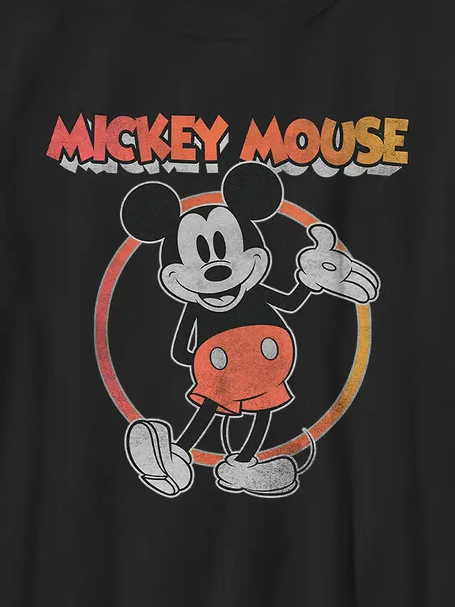 Παιδικό μπλουζάκι με vintage γραφικά «Mickey and Friends»