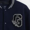 Παιδικό μπουφάν bomber με λογότυπο Varsity