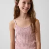 Παιδικό πουλόβερ με πλεκτό μοτίβο «cable-knit» τύπου καμί