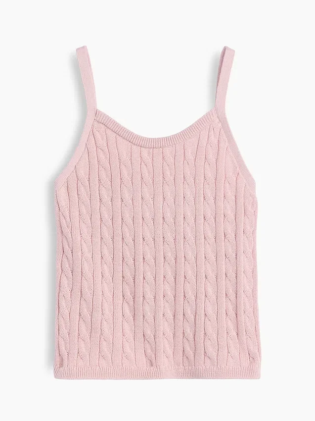 Παιδικό πουλόβερ με πλεκτό μοτίβο «cable-knit» τύπου καμί