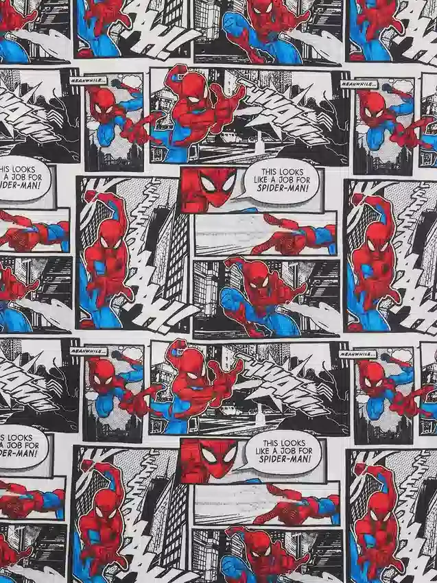 Παιδικό σετ πιτζάμας Spider-Man από βιολογικό βουρτσισμένο βαμβάκι Σορτς