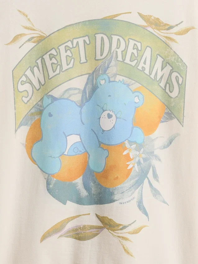 Παιδικό T-shirt Care Bears σε oversized μέγεθος