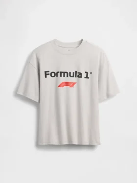 Παιδικό T-shirt Formula 1 με γραφικά σε oversized γραμμή