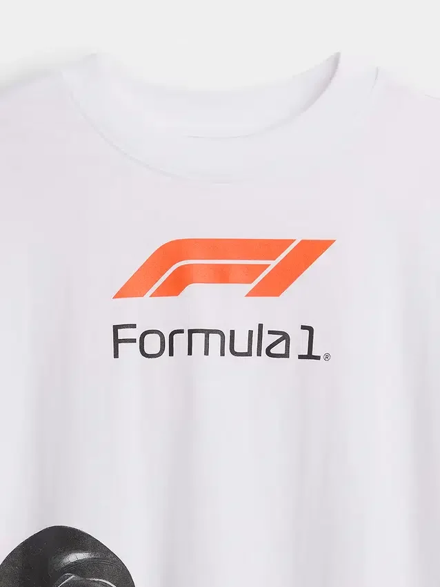 Παιδικό T-shirt Formula 1 με γραφικά σε oversized γραμμή