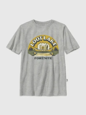 Παιδικό T-shirt Fortnite με σχέδιο Loot Lake