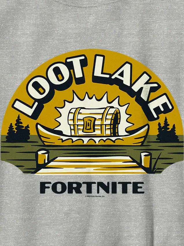 Παιδικό T-shirt Fortnite με σχέδιο Loot Lake
