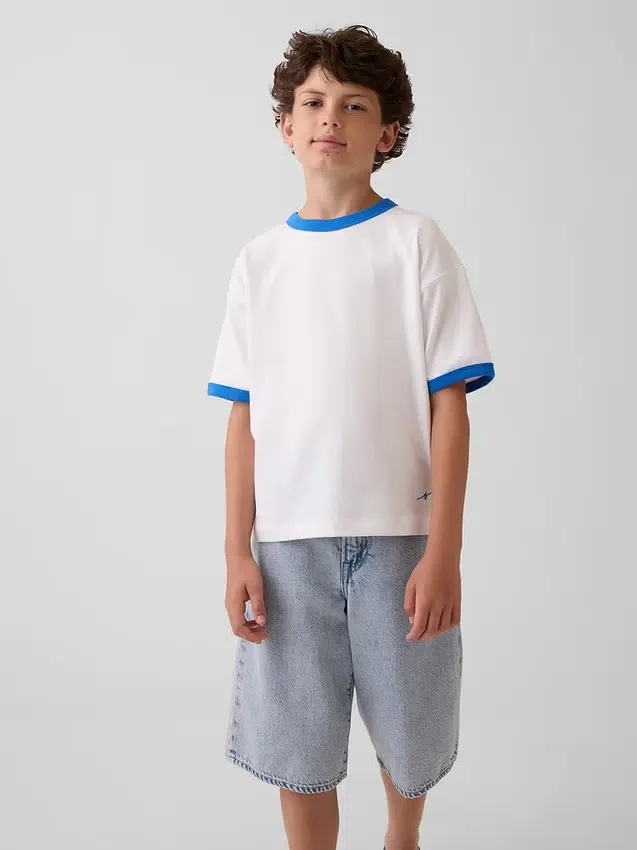 Παιδικό T-shirt Get Blue με χαλαρό λογότυπο
