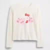 Παιδικό T-shirt Hello Kitty με γραφικά σε oversized γραμμή