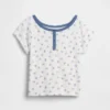Παιδικό T-shirt Henley με μανίκια Raglan