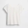 Παιδικό T-shirt Henley με μανίκια Raglan