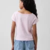 Παιδικό T-shirt Henley με μανίκια Raglan