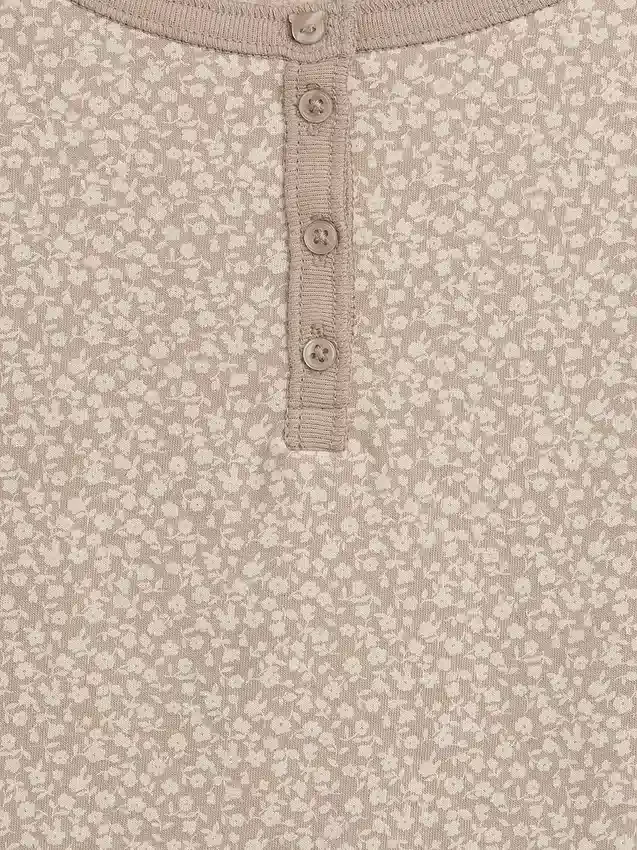 Παιδικό T-shirt Henley με μανίκια Raglan