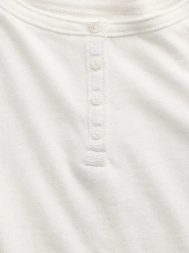 Παιδικό T-shirt Henley με μανίκια Raglan