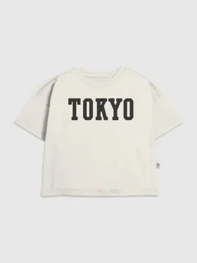 Παιδικό T-shirt με έντονο γραφικό «Tokyo»