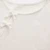 Παιδικό T-shirt με φιόγκο από ριμπ