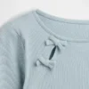 Παιδικό T-shirt με φιόγκο από ριμπ