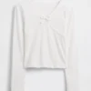 Παιδικό T-shirt με φιόγκο στο μπροστινό μέρος