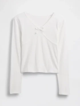 Παιδικό T-shirt με φιόγκο στο μπροστινό μέρος
