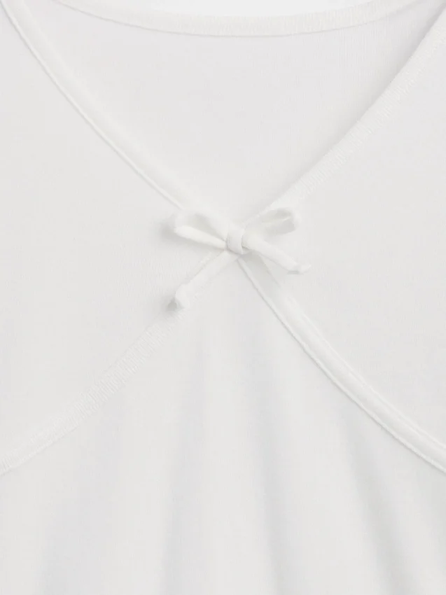Παιδικό T-shirt με φιόγκο στο μπροστινό μέρος