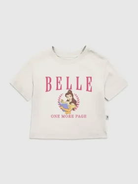 Παιδικό T-shirt με γραφικά «Belle Collegiate»
