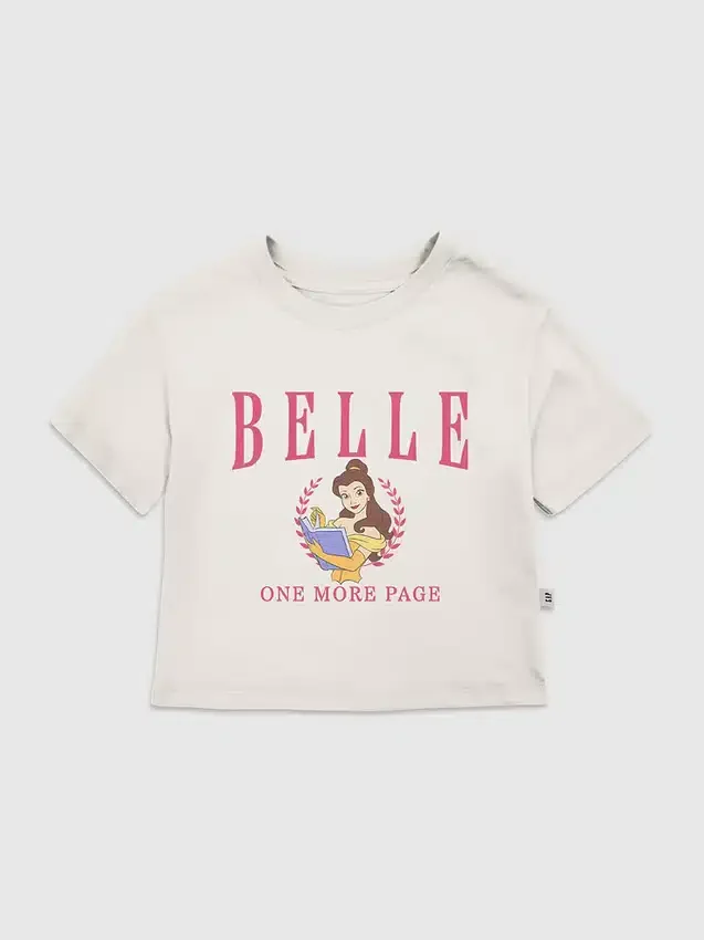 Παιδικό T-shirt με γραφικά «Belle Collegiate»