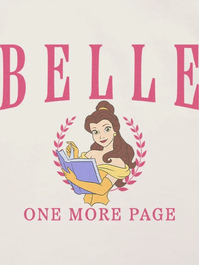 Παιδικό T-shirt με γραφικά «Belle Collegiate»