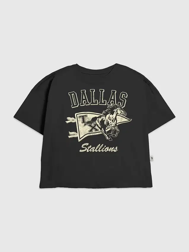 Παιδικό T-shirt με γραφικό «Dallas Stallions»