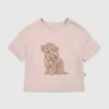Παιδικό T-shirt με γραφικό «Doggie Bow»