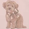 Παιδικό T-shirt με γραφικό «Doggie Bow»
