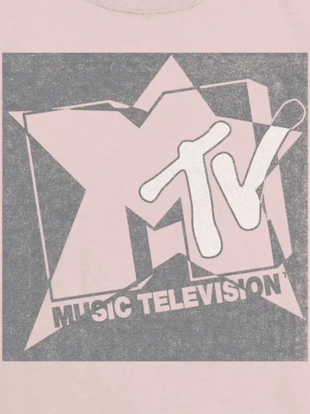 Παιδικό T-shirt με γραφικό «Grunge Star» της MTV
