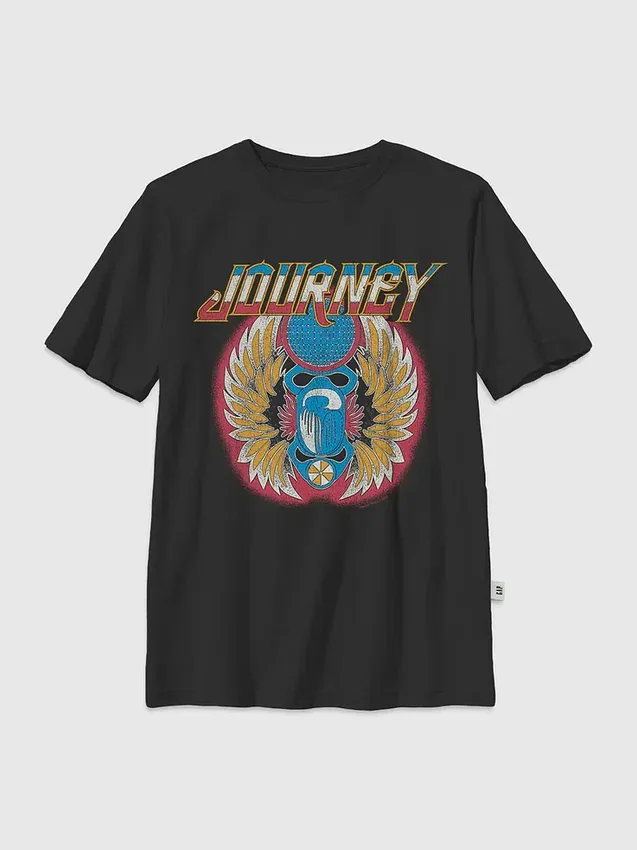 Παιδικό T-shirt με γραφικό «Journey Scarab Freedom Disco Glow»