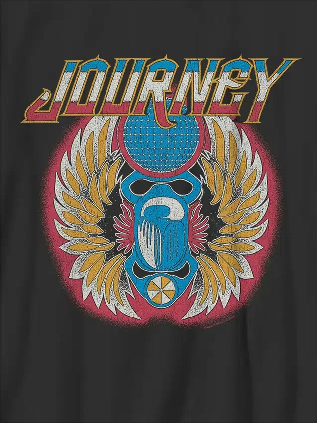 Παιδικό T-shirt με γραφικό «Journey Scarab Freedom Disco Glow»