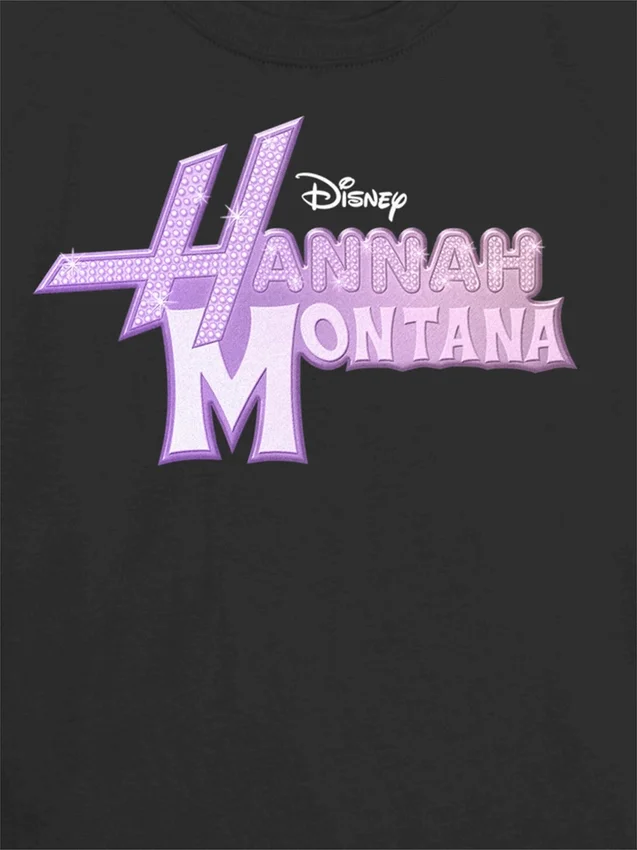 Παιδικό T-shirt με γραφικό λογότυπο Hannah Montana Glam