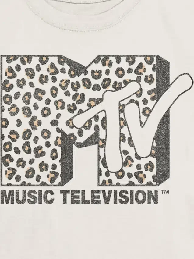 Παιδικό T-shirt με γραφικό λογότυπο MTV Leopard