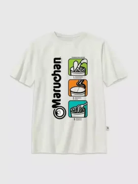 Παιδικό T-shirt με γραφικό Maruchan σε στυλ Pop Art