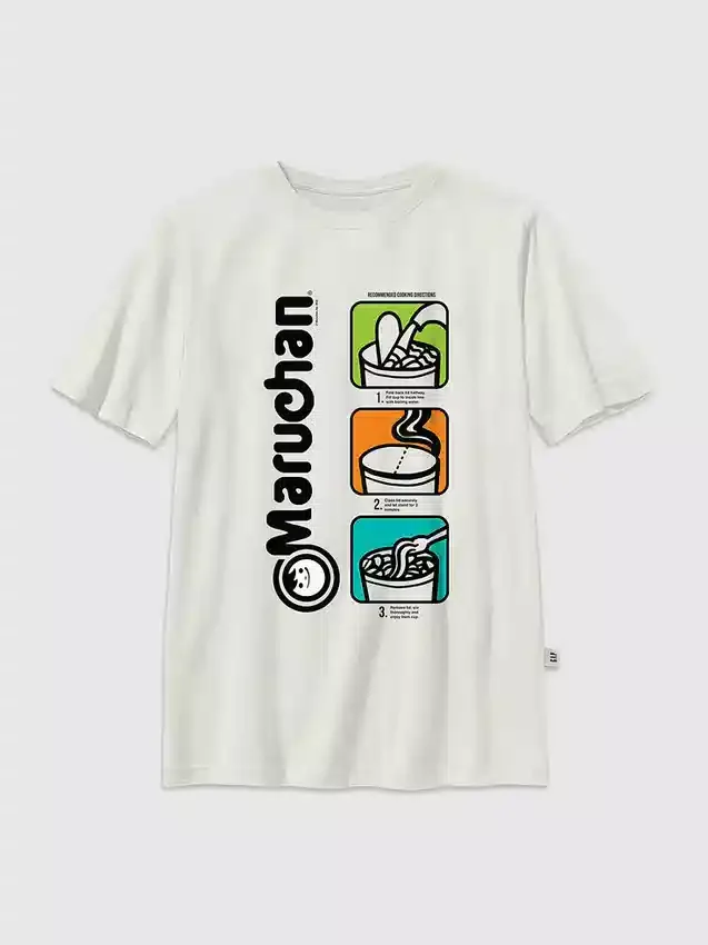 Παιδικό T-shirt με γραφικό Maruchan σε στυλ Pop Art