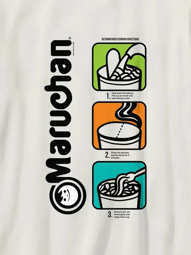 Παιδικό T-shirt με γραφικό Maruchan σε στυλ Pop Art