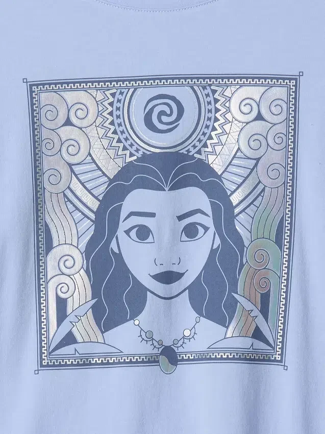 Παιδικό T-shirt με γραφικό «Moana» από τη σειρά GAP × Disney