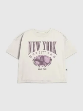 Παιδικό T-shirt με γραφικό New York College
