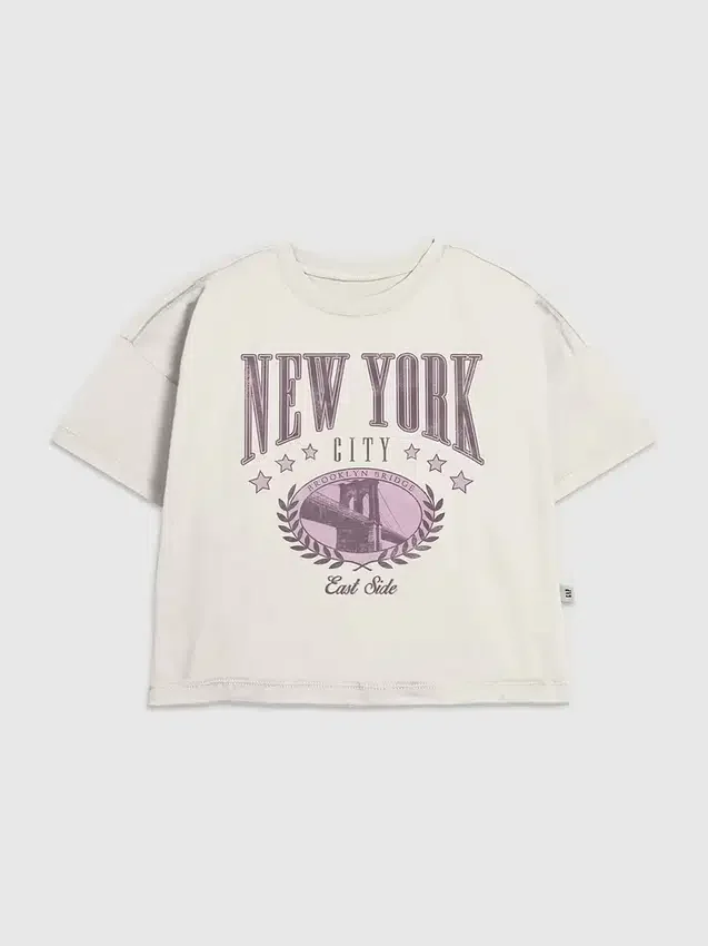 Παιδικό T-shirt με γραφικό New York College