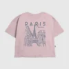 Παιδικό T-shirt με γραφικό «Paris Line Art»